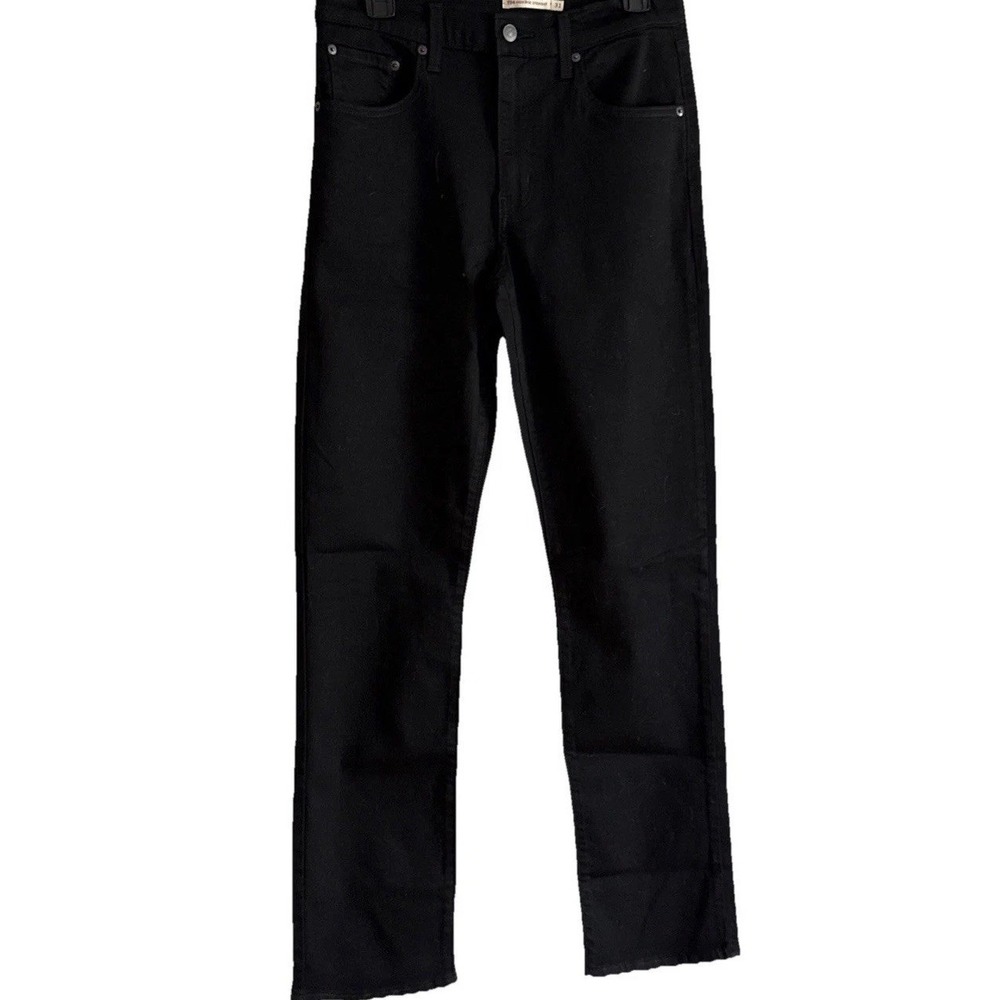 Levi's Women's Lightweight Straight 724 Black Hi Rise Jeans 31W 32L
